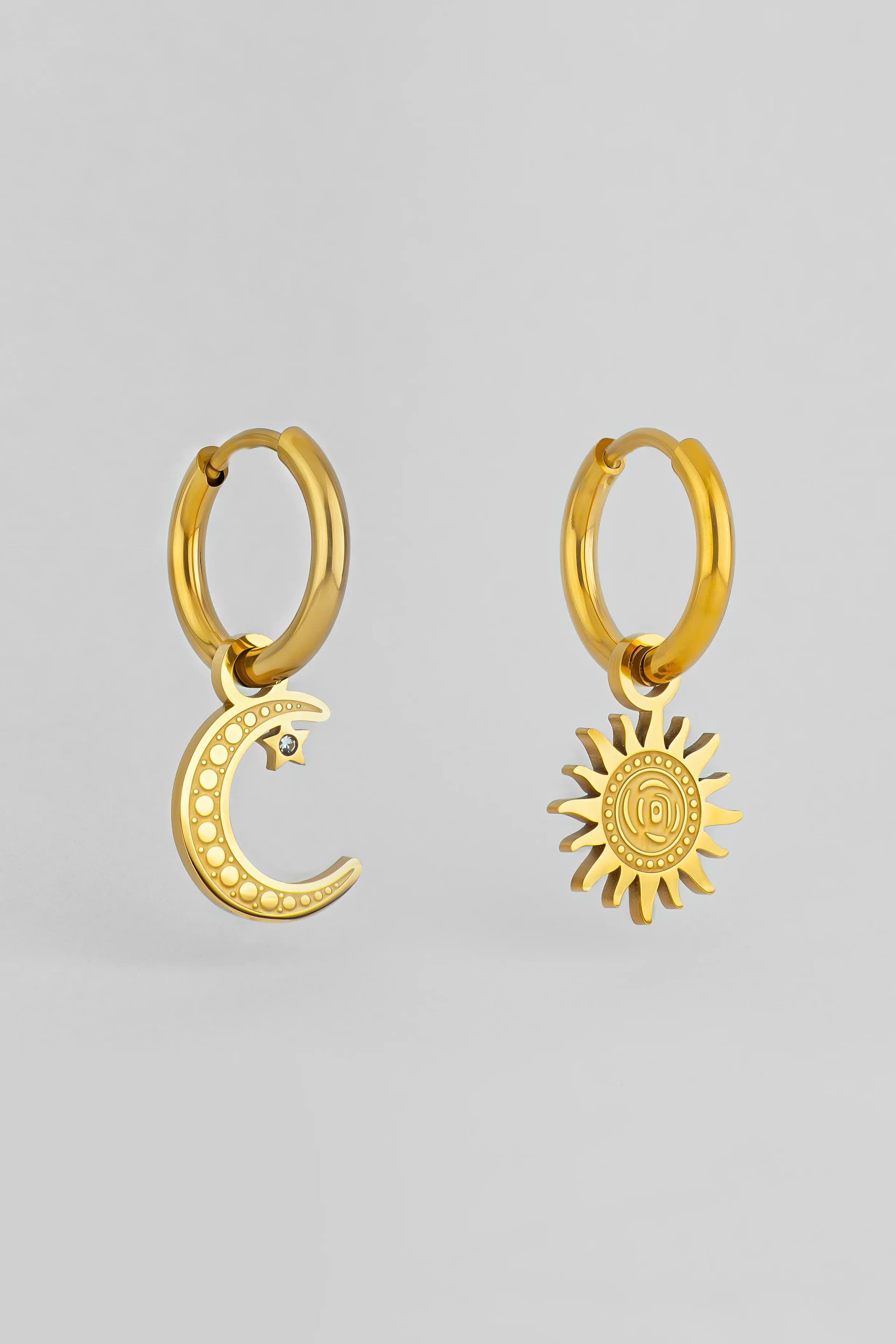 PENDIENTES TAROT EL SOL Y LA LUNA