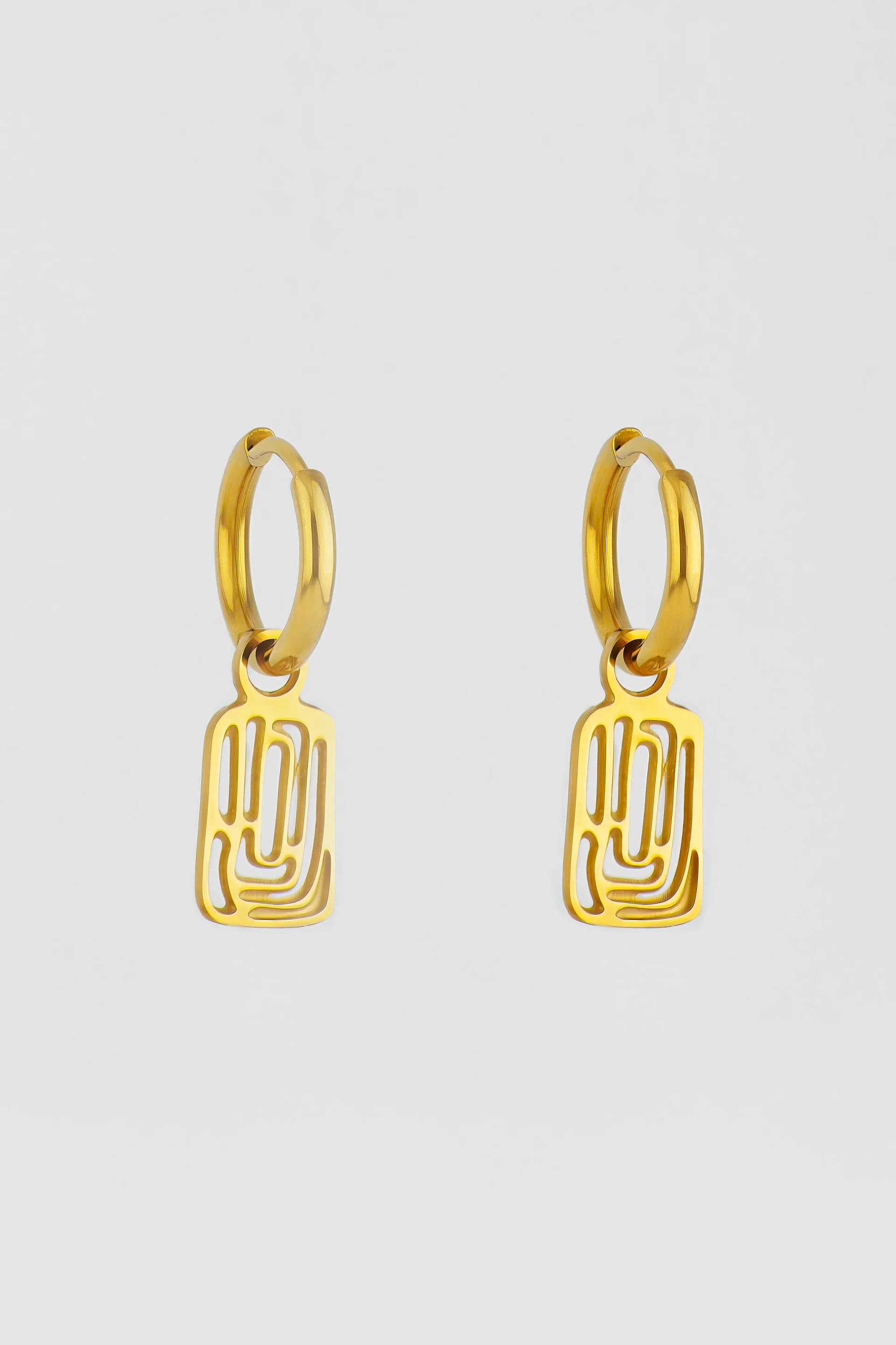 PENDIENTES LABERINTO DORADO