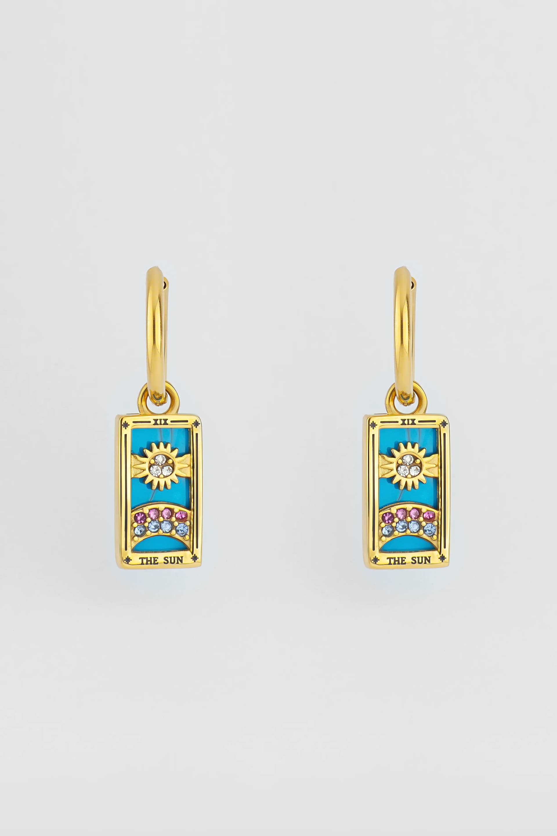 PENDIENTES AROS TAROT EL SOL