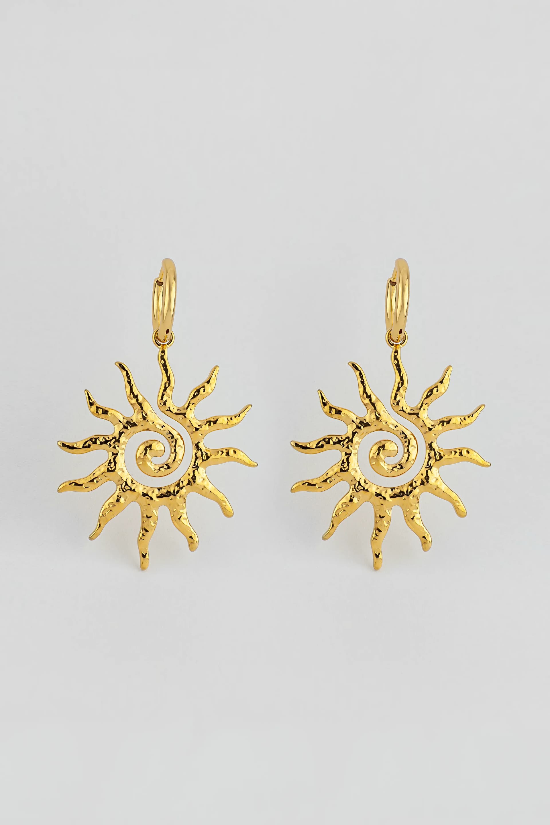 SOLAR SPIRAL EARRINGS
