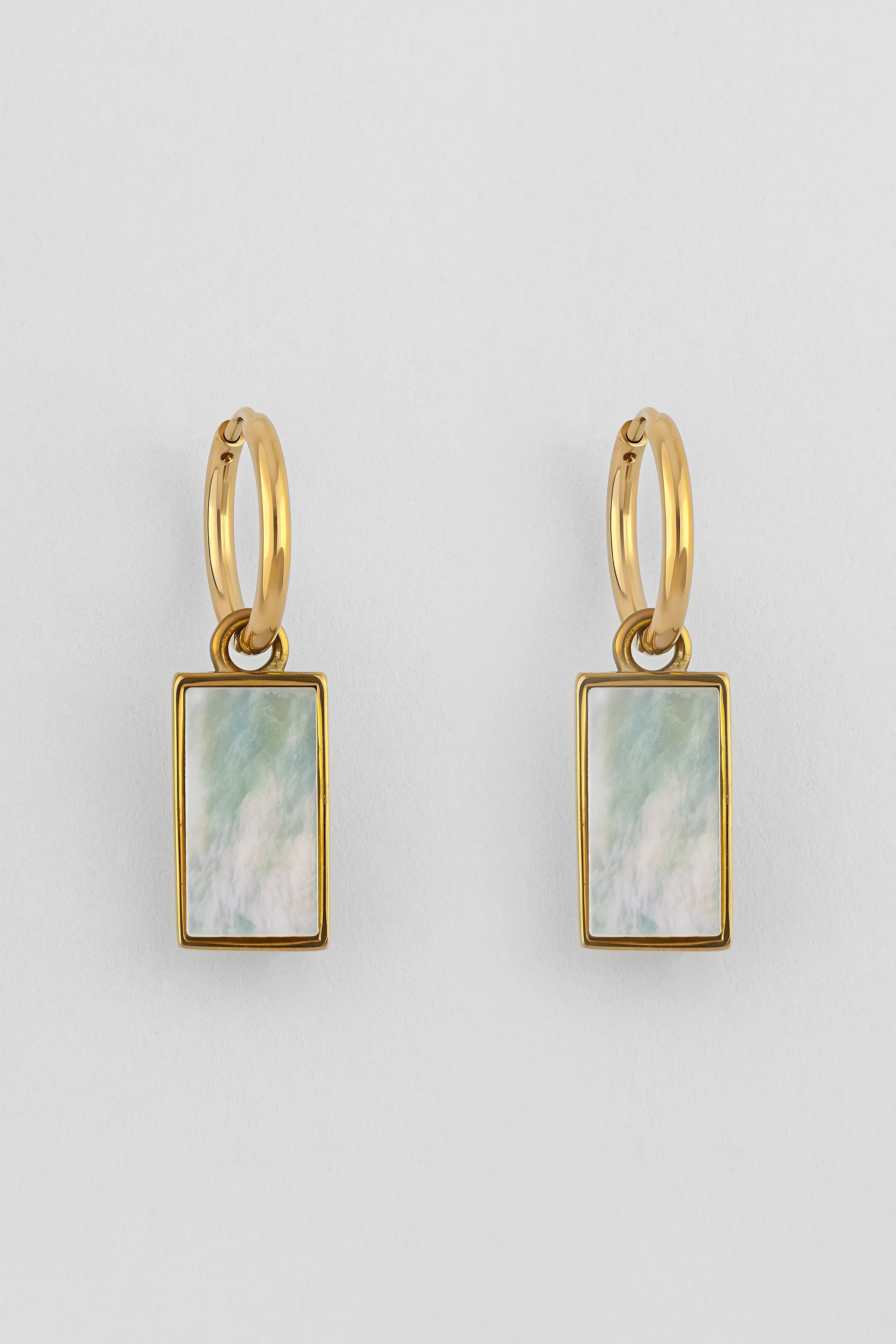 THE MOON TAROT CARD HOOP EARRINGS превью 4