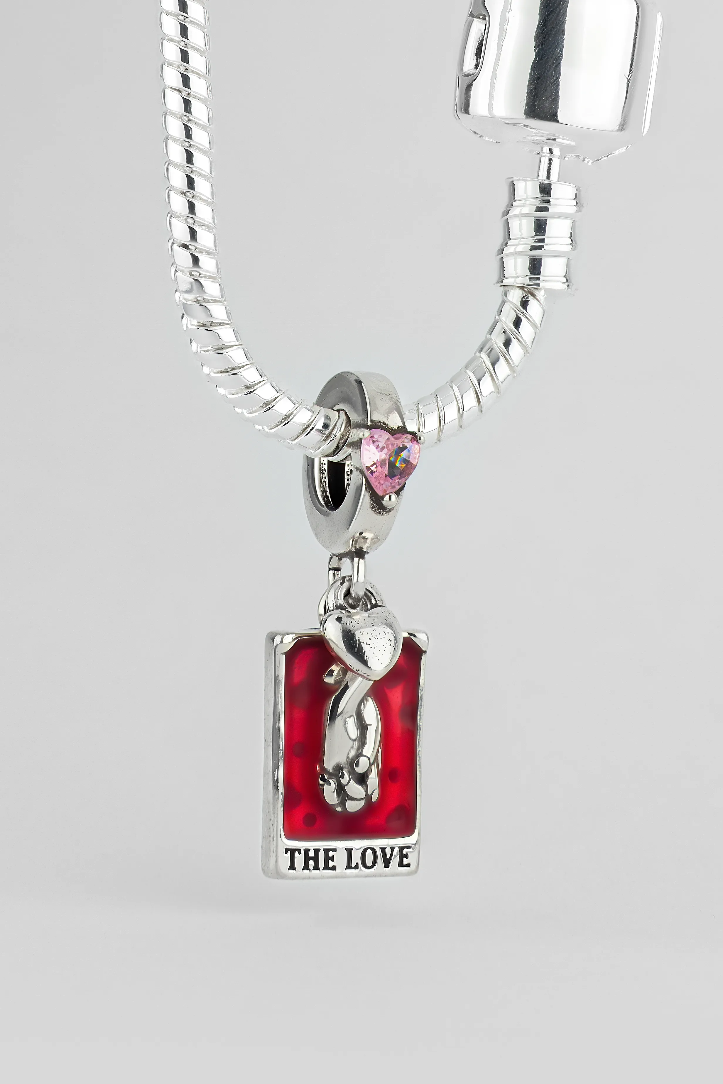 THE LOVERS TAROT CARD CHARM превью 3