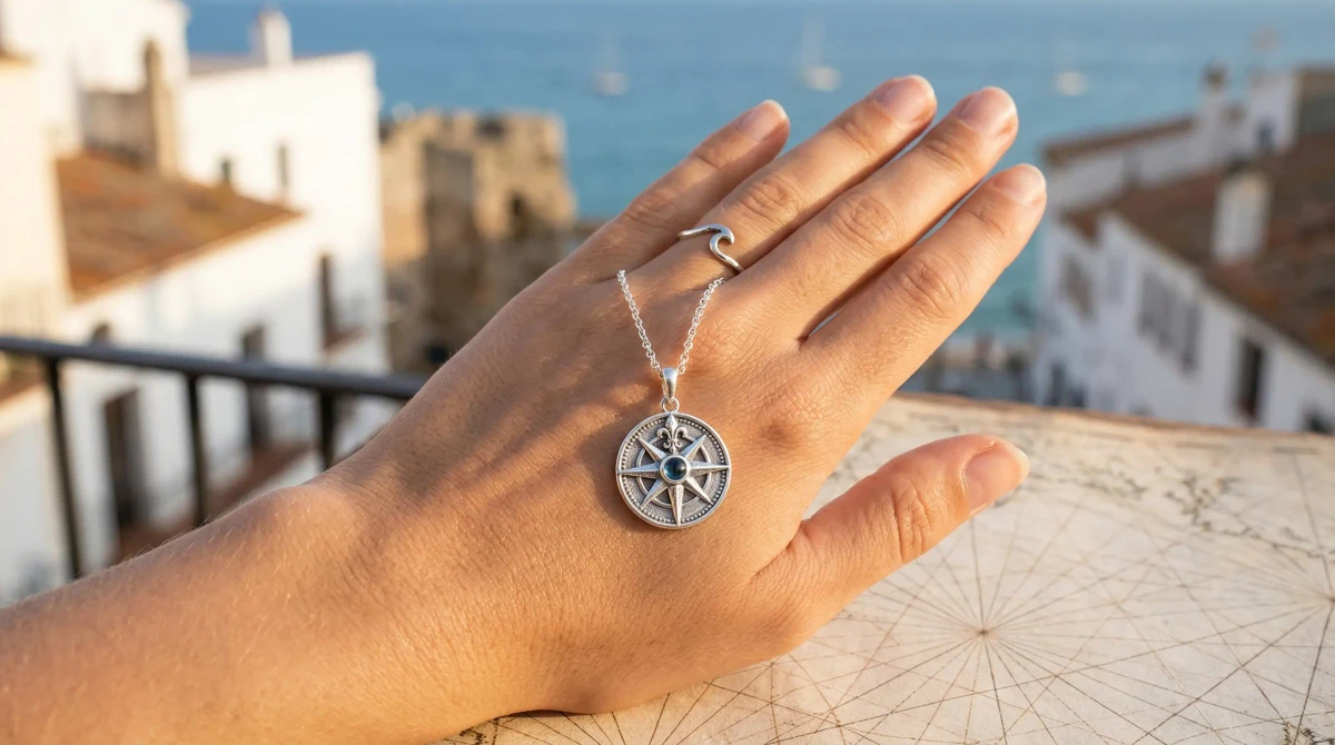Kompassrose im Schmuck: Bedeutung, Geschichte und das Symbol, seinen Weg zu finden