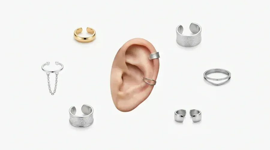 Ear Cuffs: Der vollständige Guide zu Ohrschmuck ohne Piercing