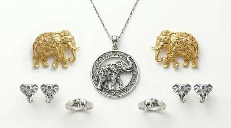 Bijoux éléphant : symbole de chance, sagesse et force