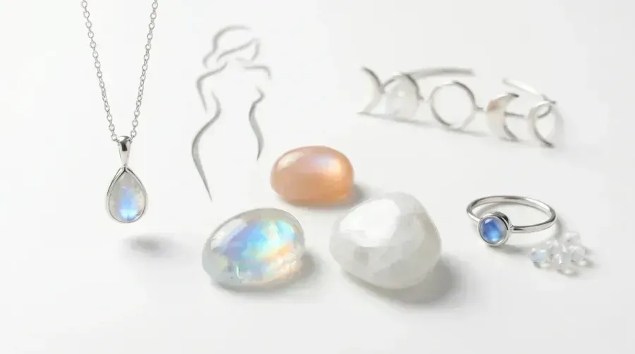 Moonstone in Jewellery: Meaning, Varieties and Feminine Symbolism