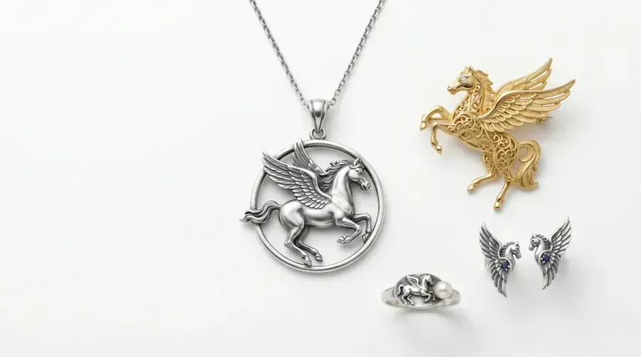 Pegase en Bijoux: le Cheval Aile de la Mythologie Grecque