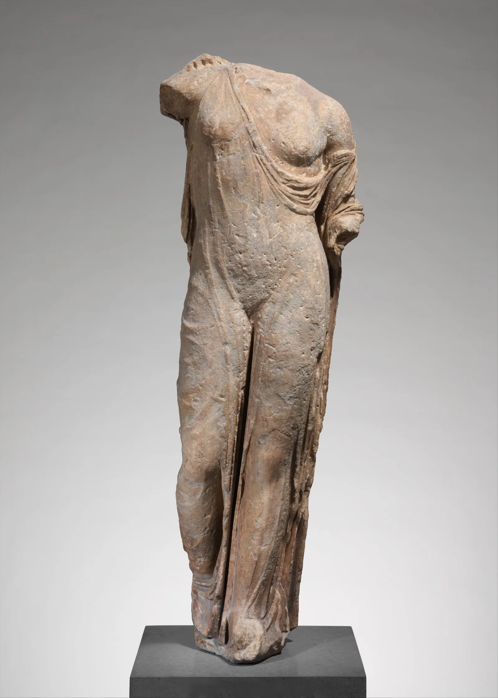 Marble statue of Aphrodite, the so-called Venus Genetrix, antique sculpture