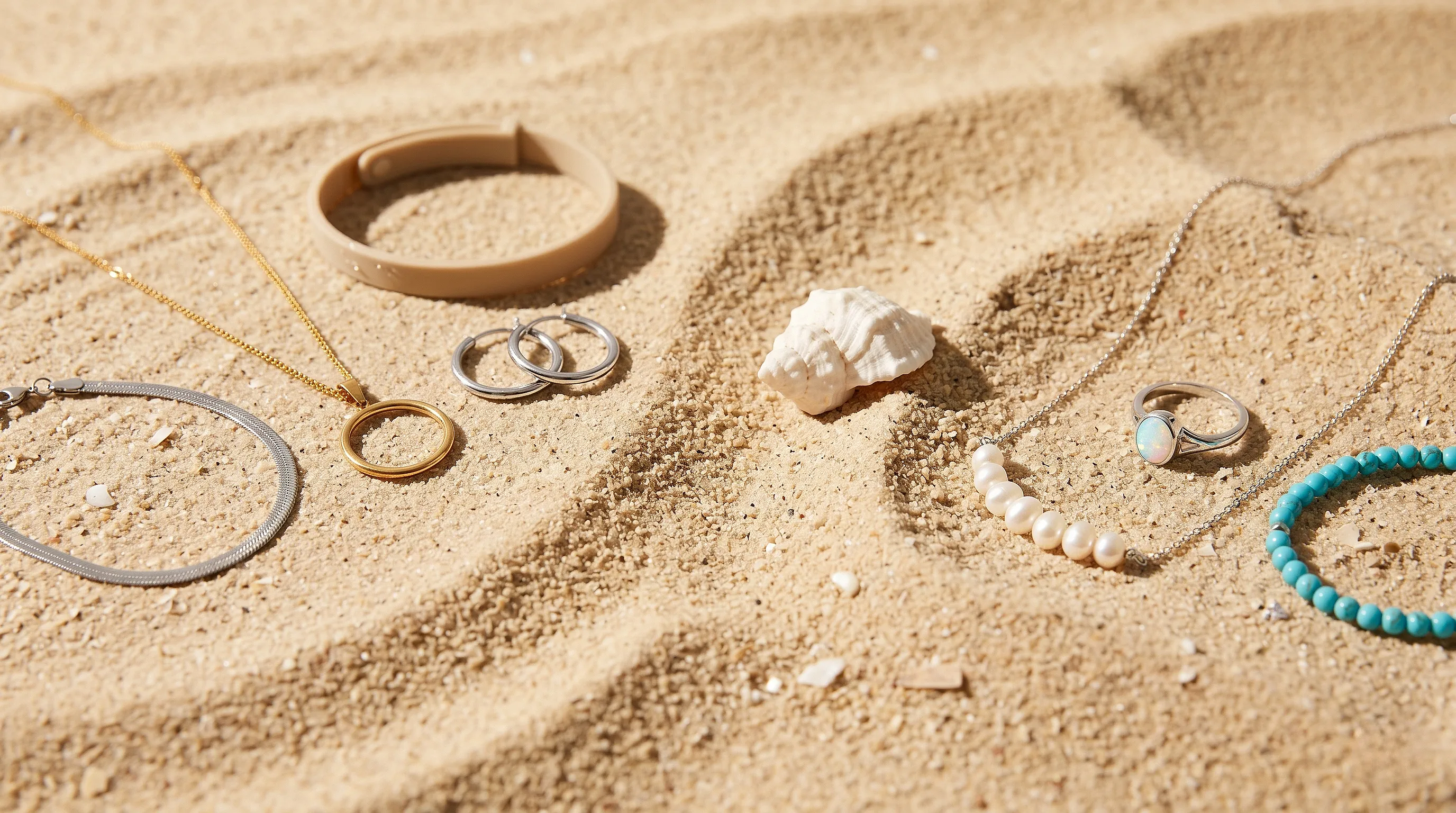 Украшения на пляж: что не сломается от воды и солнца