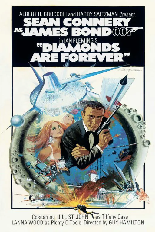 Бондиана: Постер фильма Бриллианты навсегда