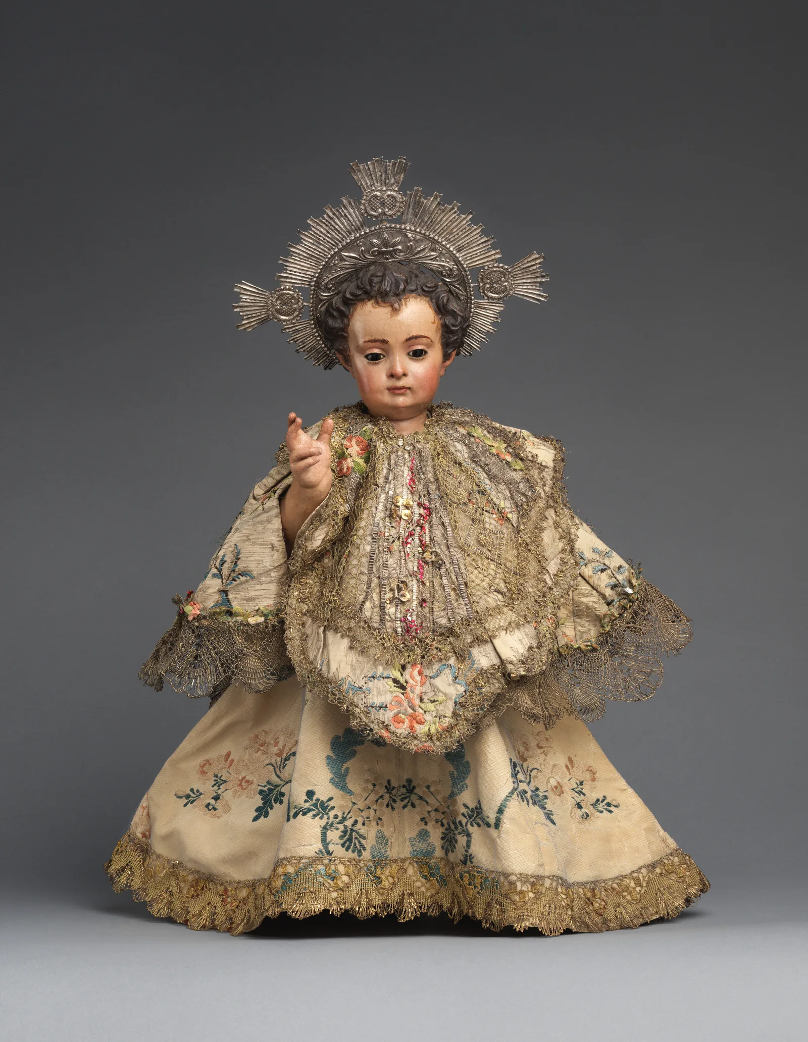 Göttliches Kind Jesus: Bedeutung des Divino-Niño-Bildes, Medaille und Schmuck