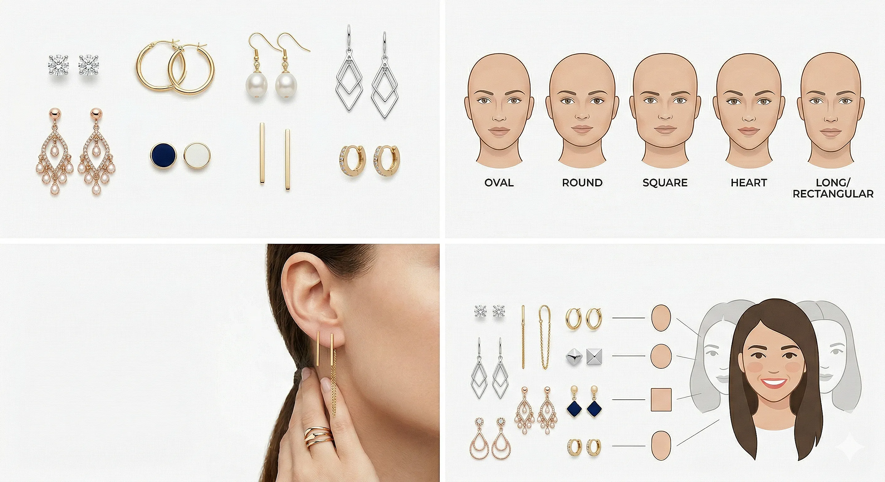 Earring Types Guide: Every Style, Face Shape, and How to Choose