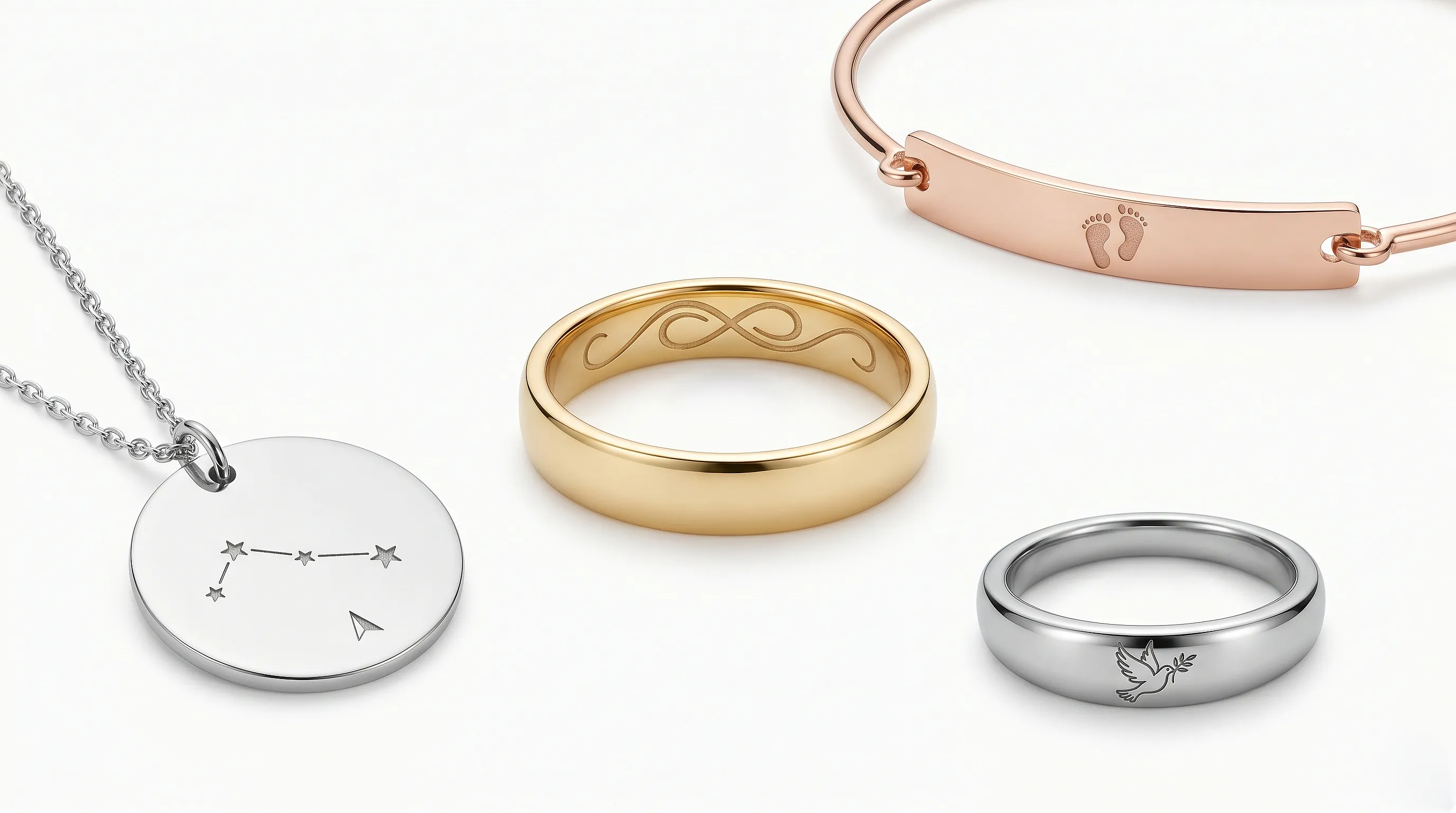 Гравировка на украшениях: что выгравировать и как сделать правильно