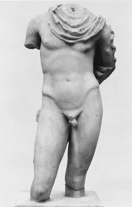 Statue en marbre d'Hermès, travail romain des Ier-IIe siècles apr. J.-C.