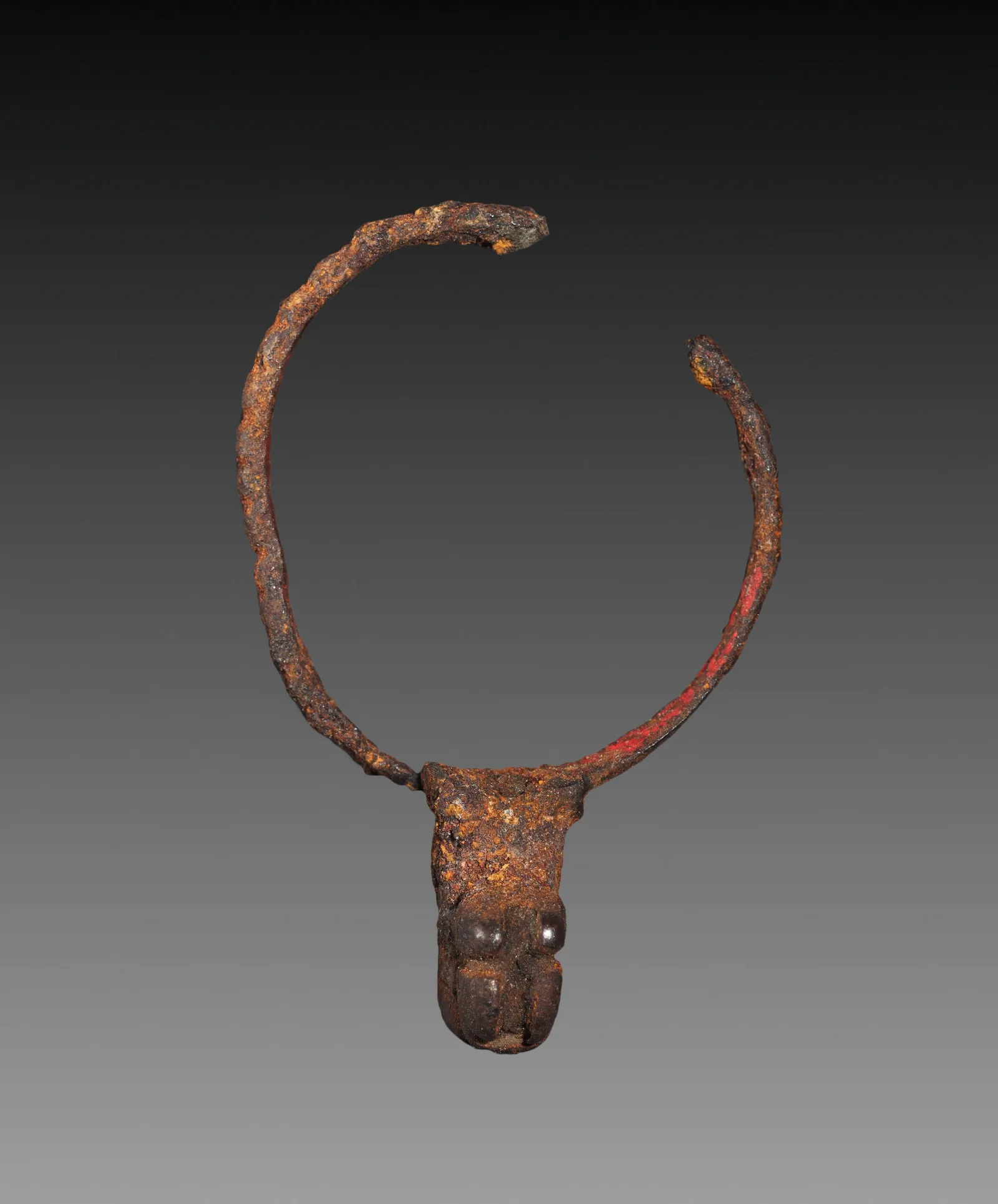An ancient key ring from Roman Egypt: the key worn on the finger like a signet