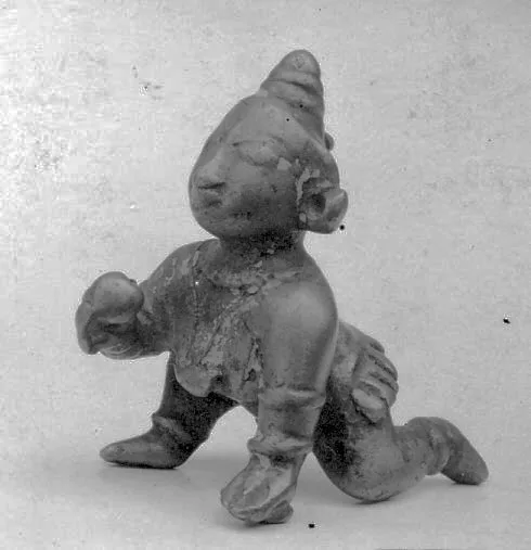 Messingfigur Krishnas, Südindien, 18. bis 19. Jahrhundert