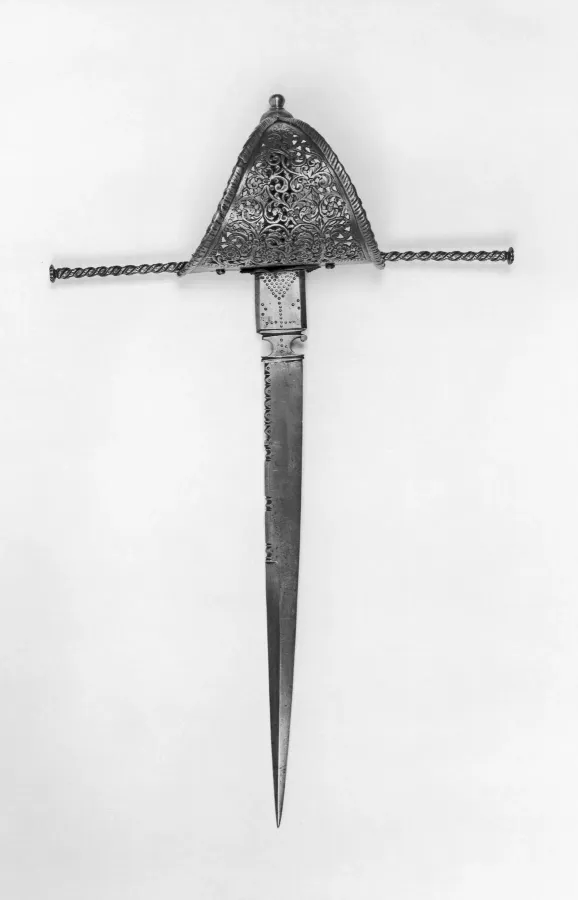 Итальянская дага для левой руки, середина XVII века, коллекция Walters Art Museum