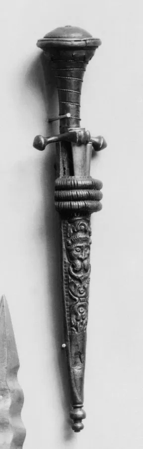 Немецкая дага ландскнехта с ножнами, XVI век, Walters Art Museum