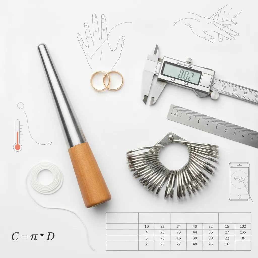 Guía Completa de Tallas de Anillos: Medidas en mm, cm, US y Estándar Europeo