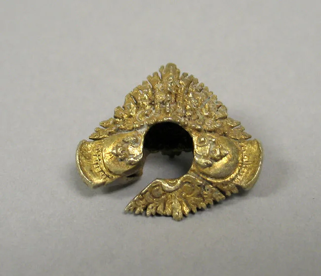 Gold ear ornament shaped as an arrowhead, Central Java, 8th-12th century