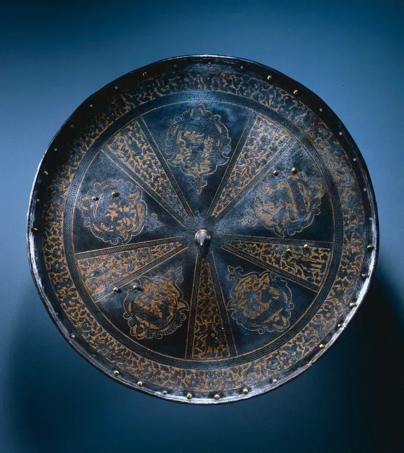 Rondache, mailändischer Rundschild um 1570, Cleveland Museum of Art