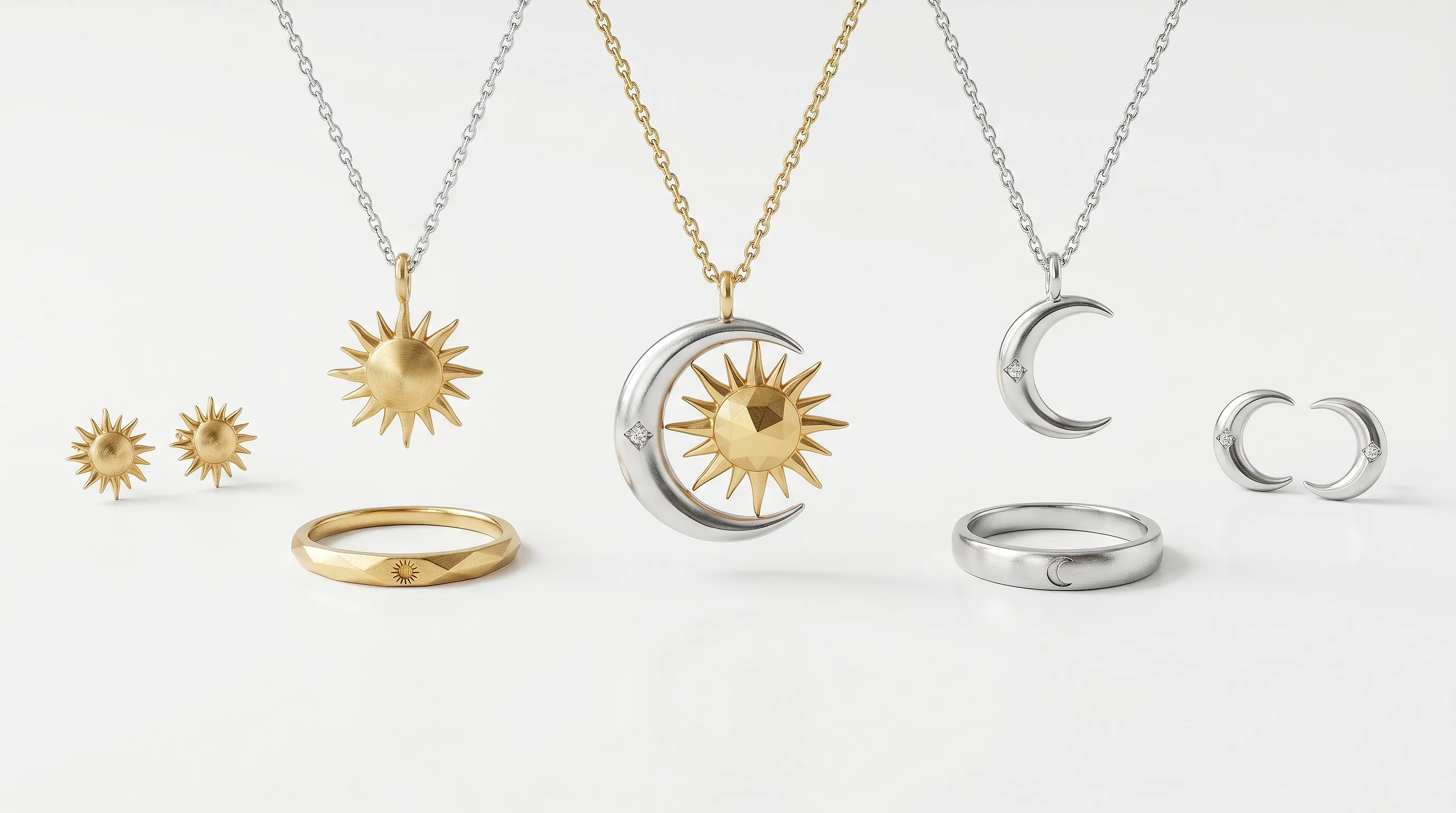 Солнце и Луна в украшениях: значение двойственного символа