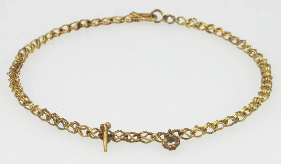 Chaîne romaine en or à maillons ovales, IIIe-IVe siècle apr. J.-C., Metropolitan Museum of Art