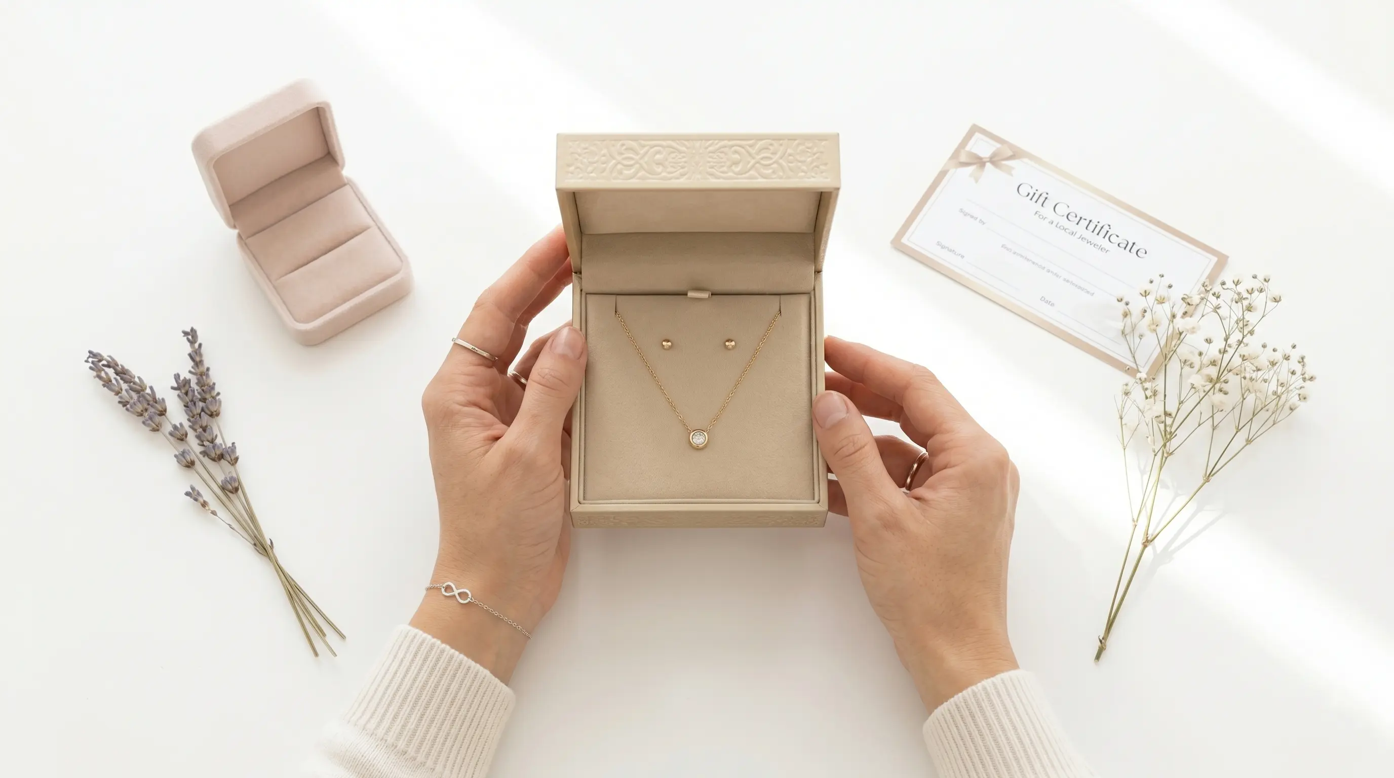 Jewellery gift when you do not know her taste: safe options that land