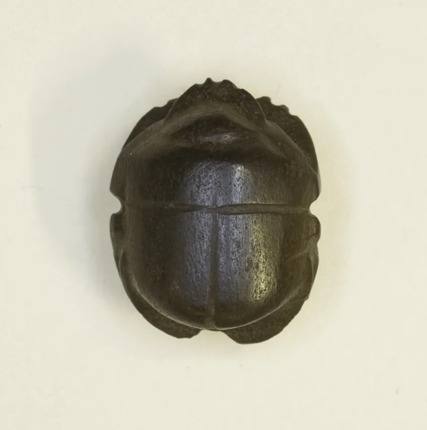 Amuleto scarabeo dell'antico Egitto