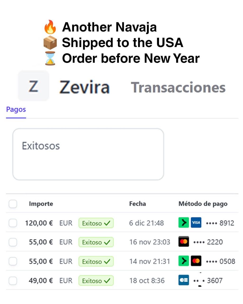 Pago real y agradecimiento del cliente