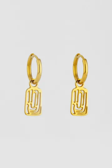 PENDIENTES LABERINTO DORADO 1