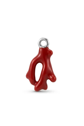 ANHÄNGER KORALLE ROT GOLD 1