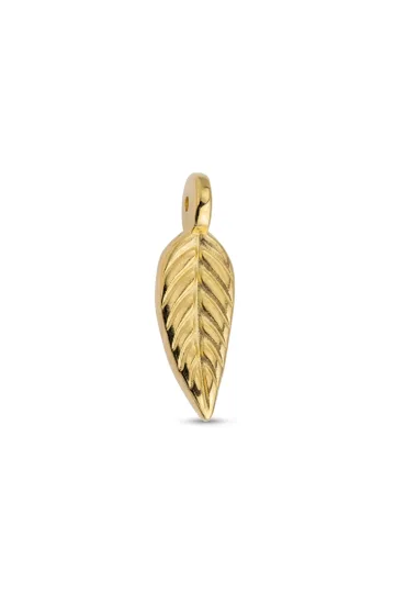 PENDENTIF FEUILLE OR 1