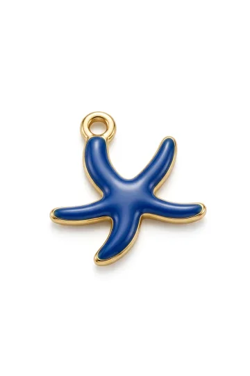 MINI STARFISH PENDANT BLUE 1