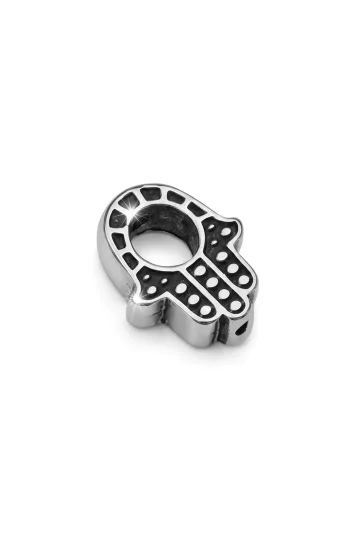 PERLA MANO DI HAMSA ARGENTATA 1