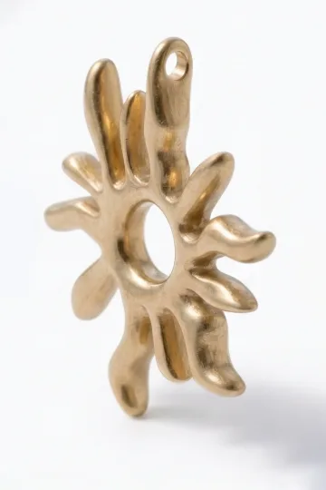 COLGANTE SOL RADIANTE DORADO 3