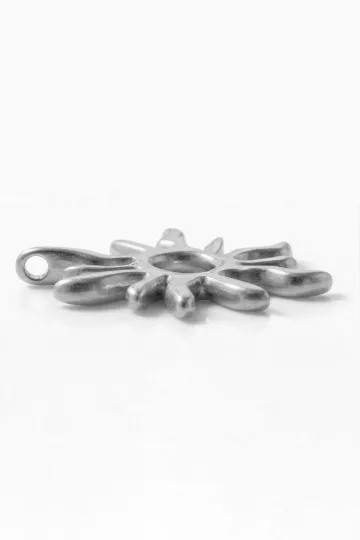 COLGANTE SOL RADIANTE PLATEADO 5