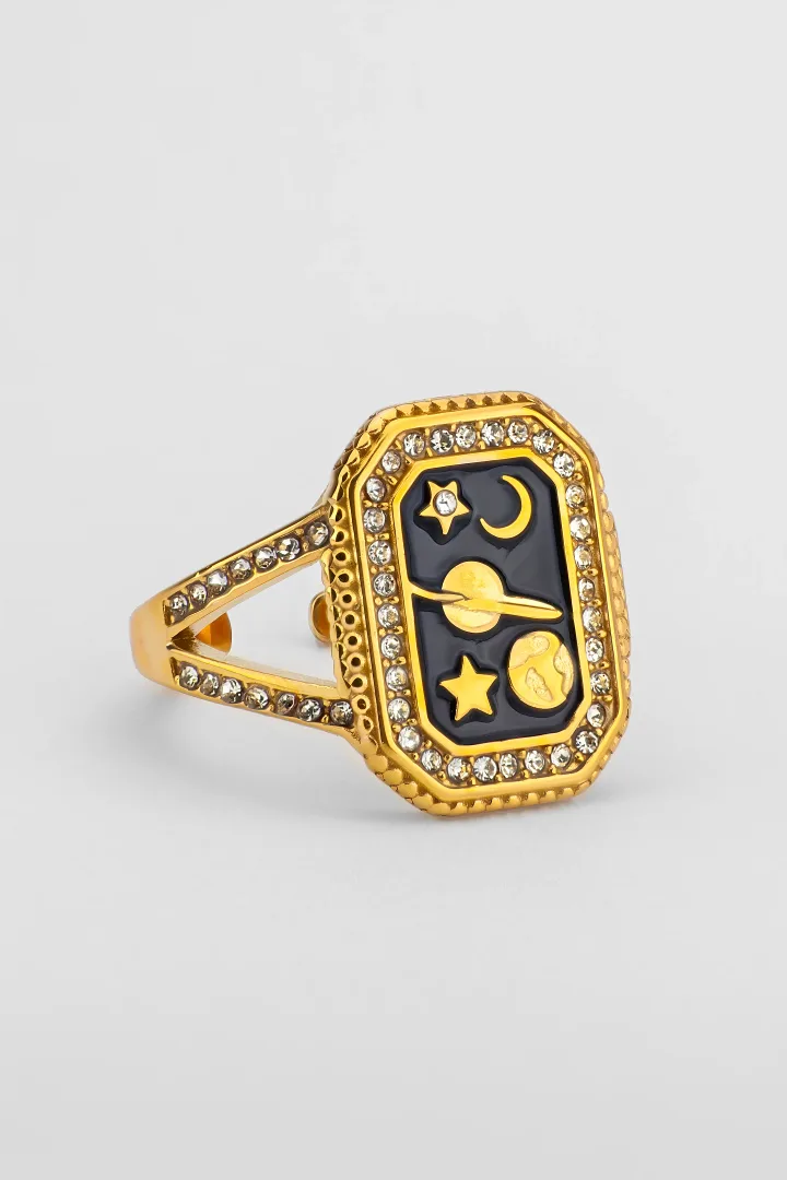 TAROT-RING SONNE UND MOND