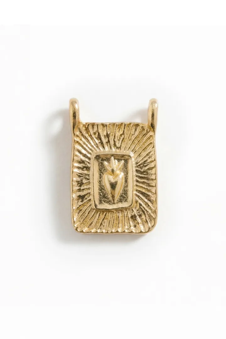 SACRED HEART FIRE PENDANT