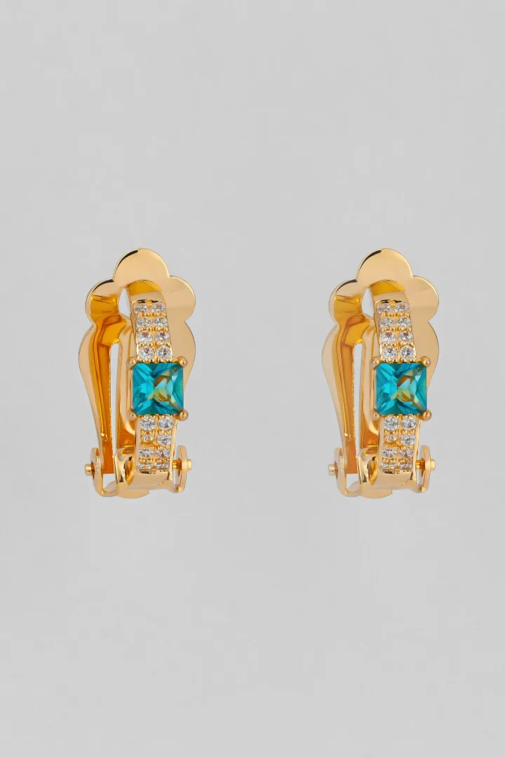 PENDIENTES CLIP GEMA DE INVIERNO