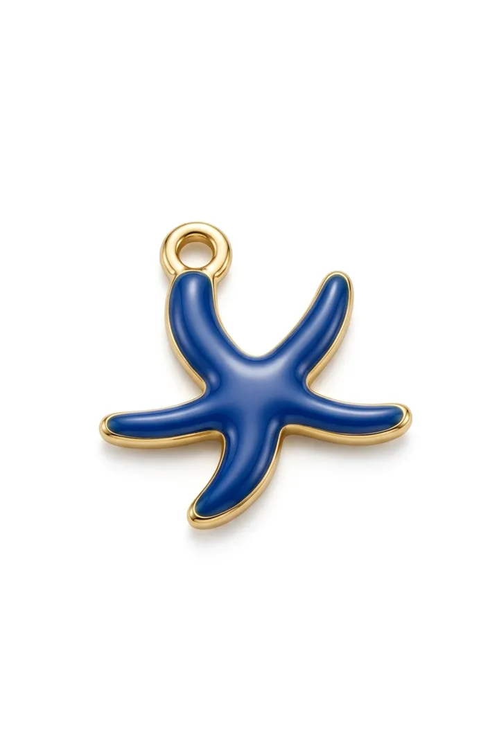 CIONDOLO MINI STELLA MARINA BLU