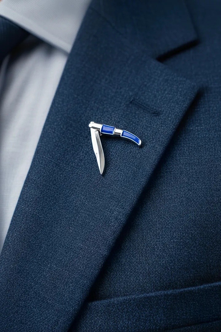 PIN NAVAJA BLEU