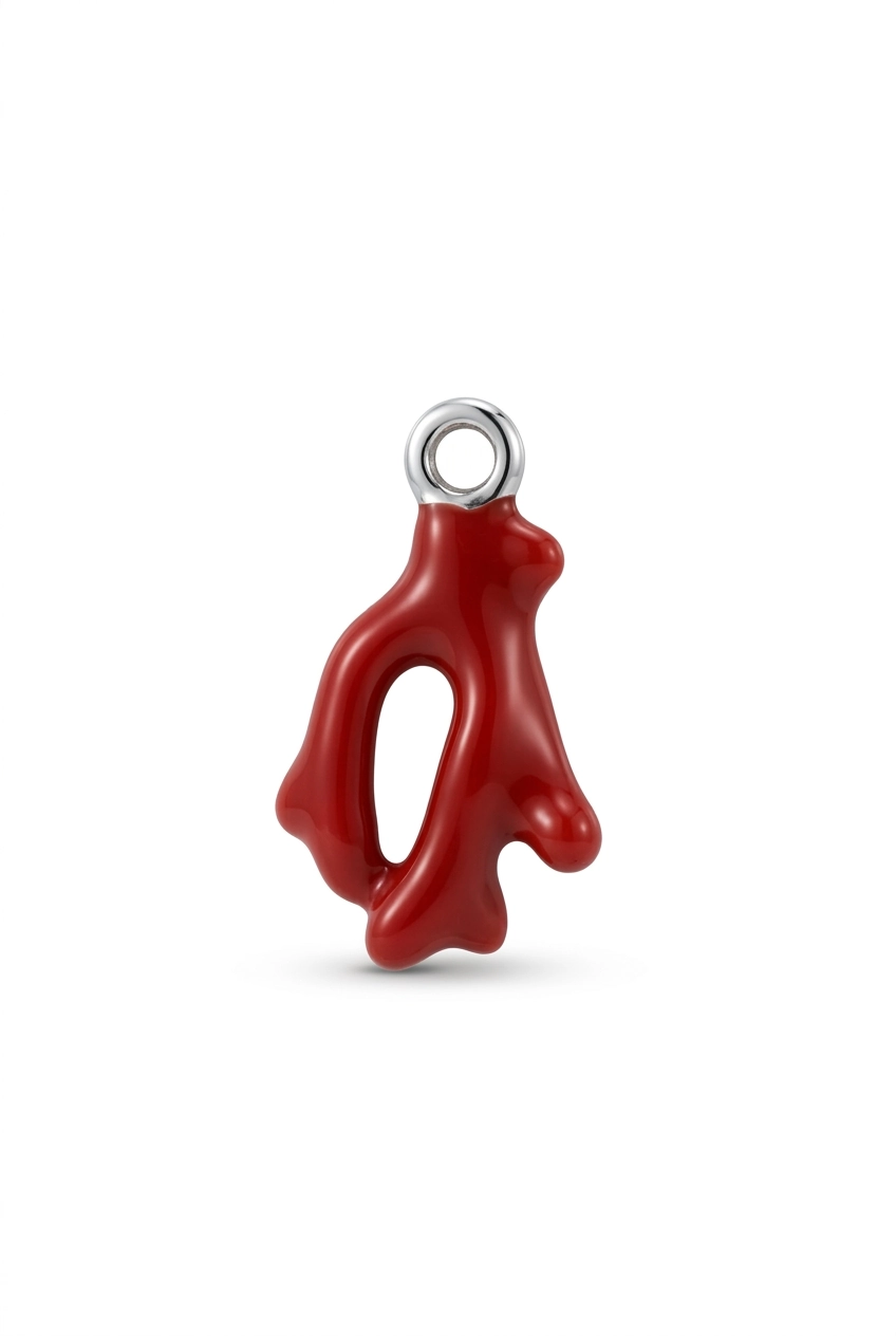 CIONDOLO CORALLO ROSSO ORO