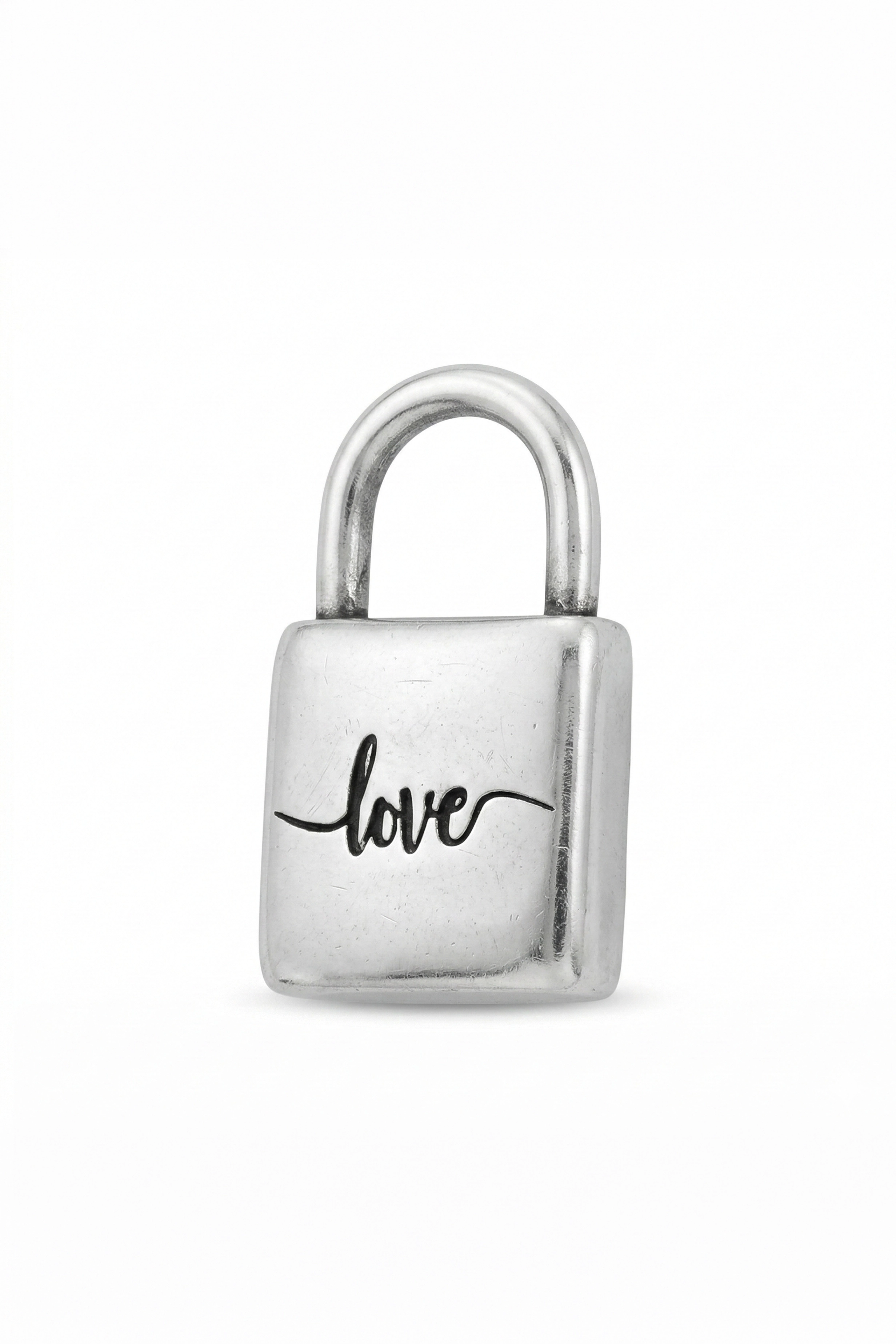 LOVE LOCK PENDANT SILVER