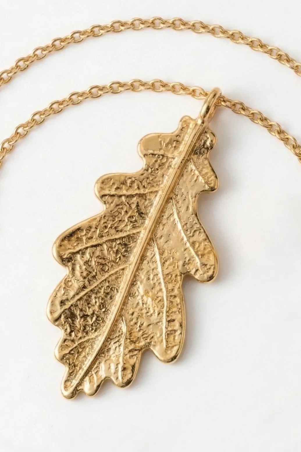 AUTUMN LEAF PENDANT GOLDEN превью 6