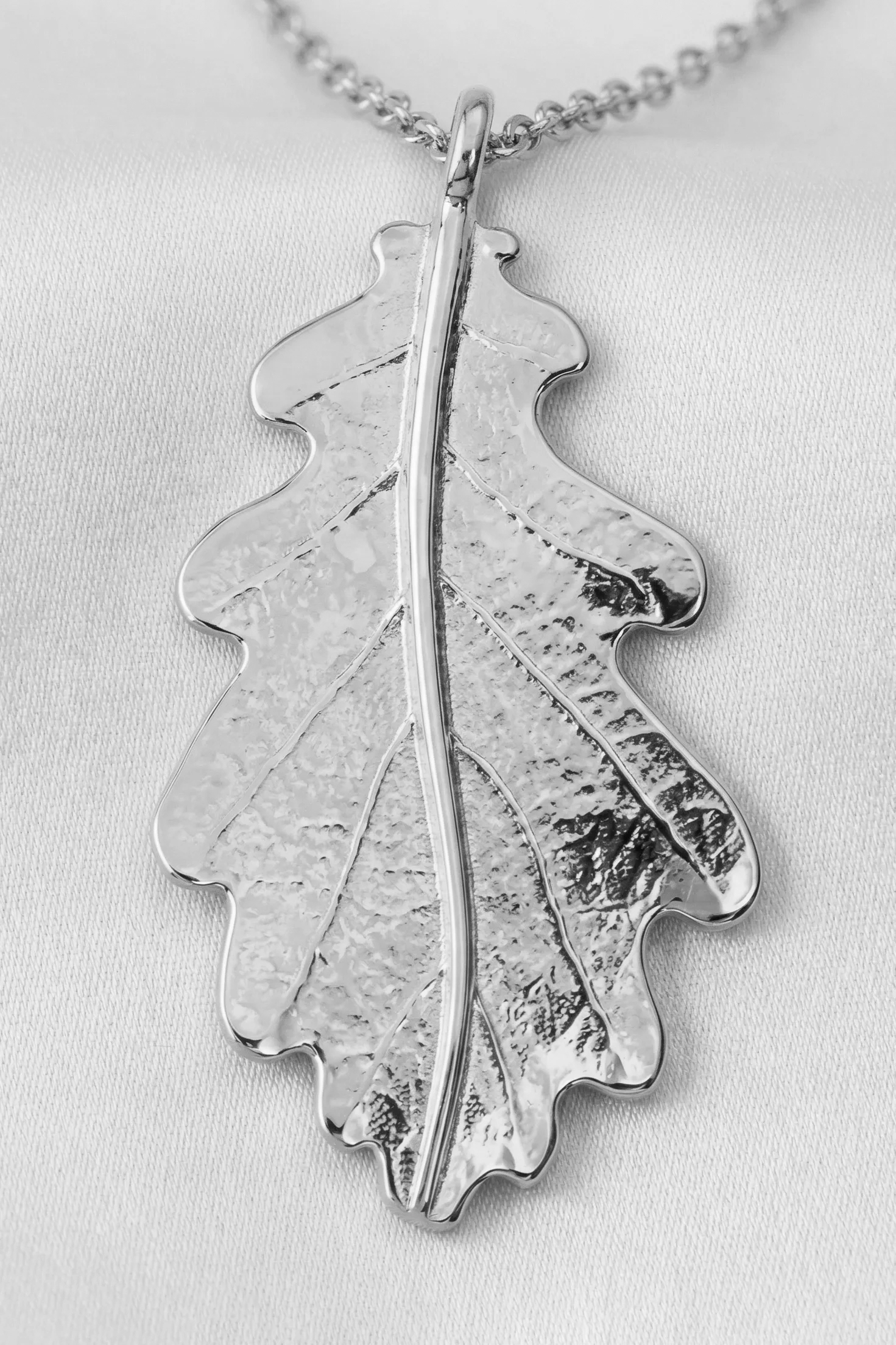 AUTUMN LEAF PENDANT SILVER-TONE превью 5