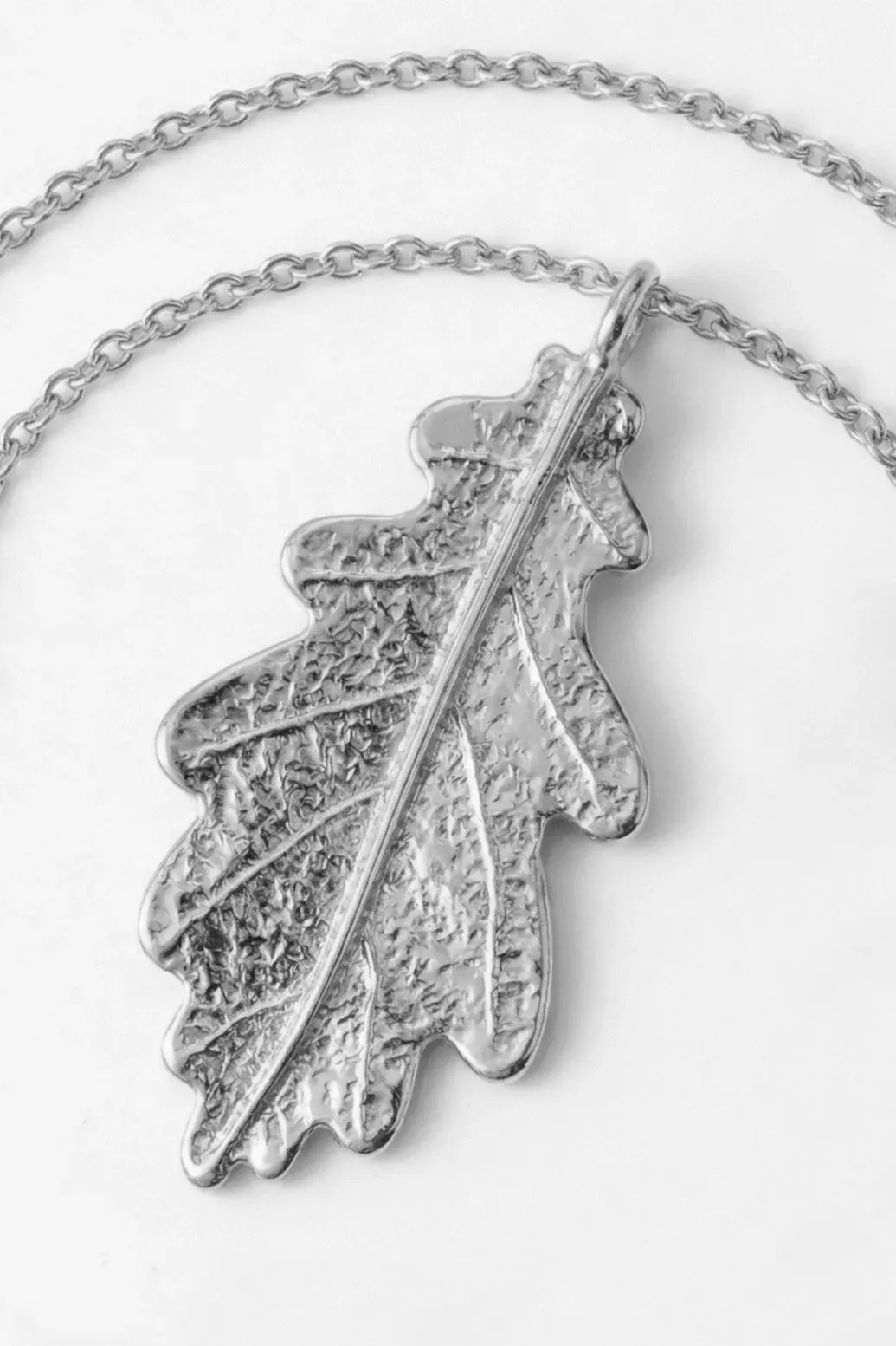 AUTUMN LEAF PENDANT SILVER-TONE превью 6