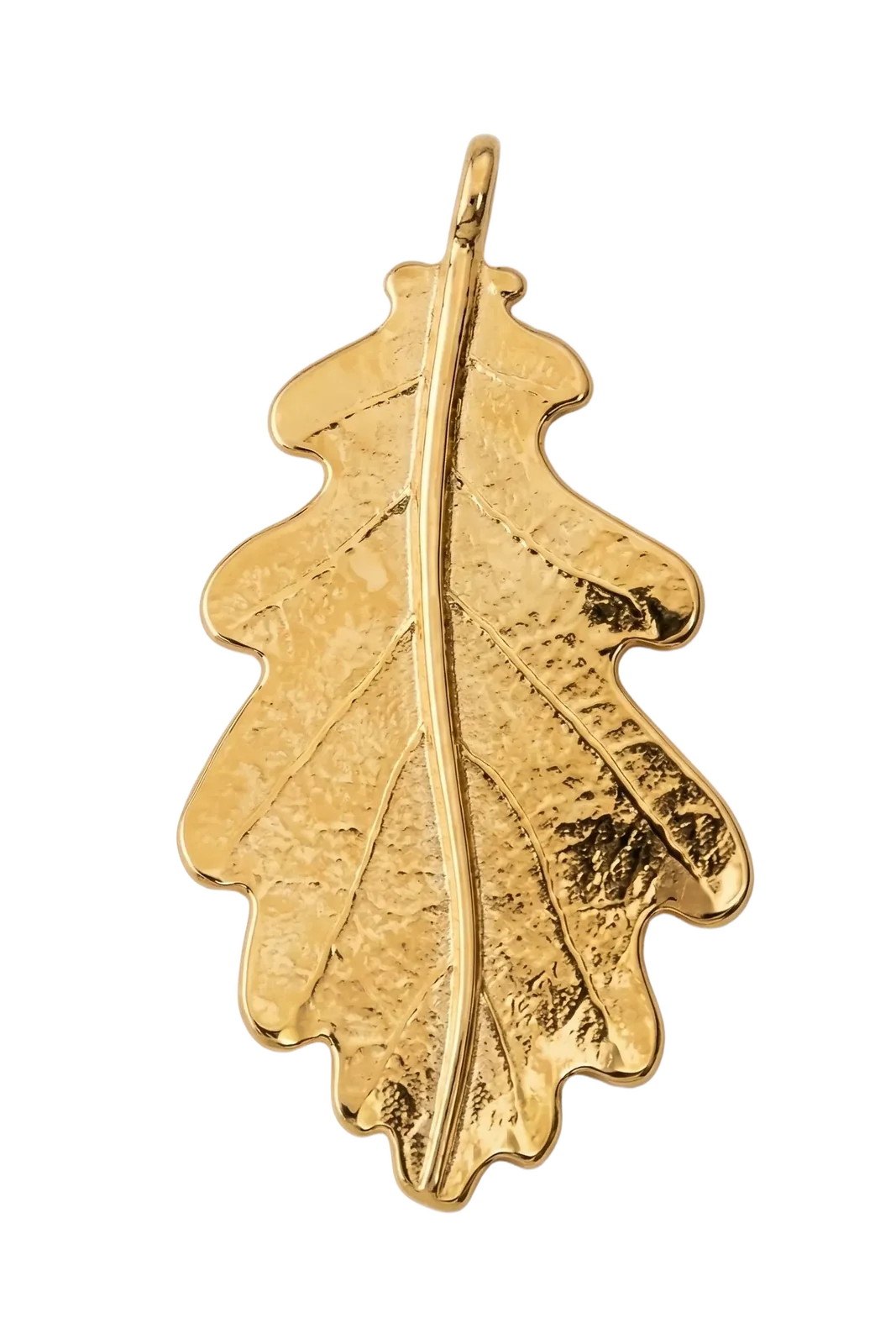 PENDENTE FOLHA DE OUTONO DOURADO
