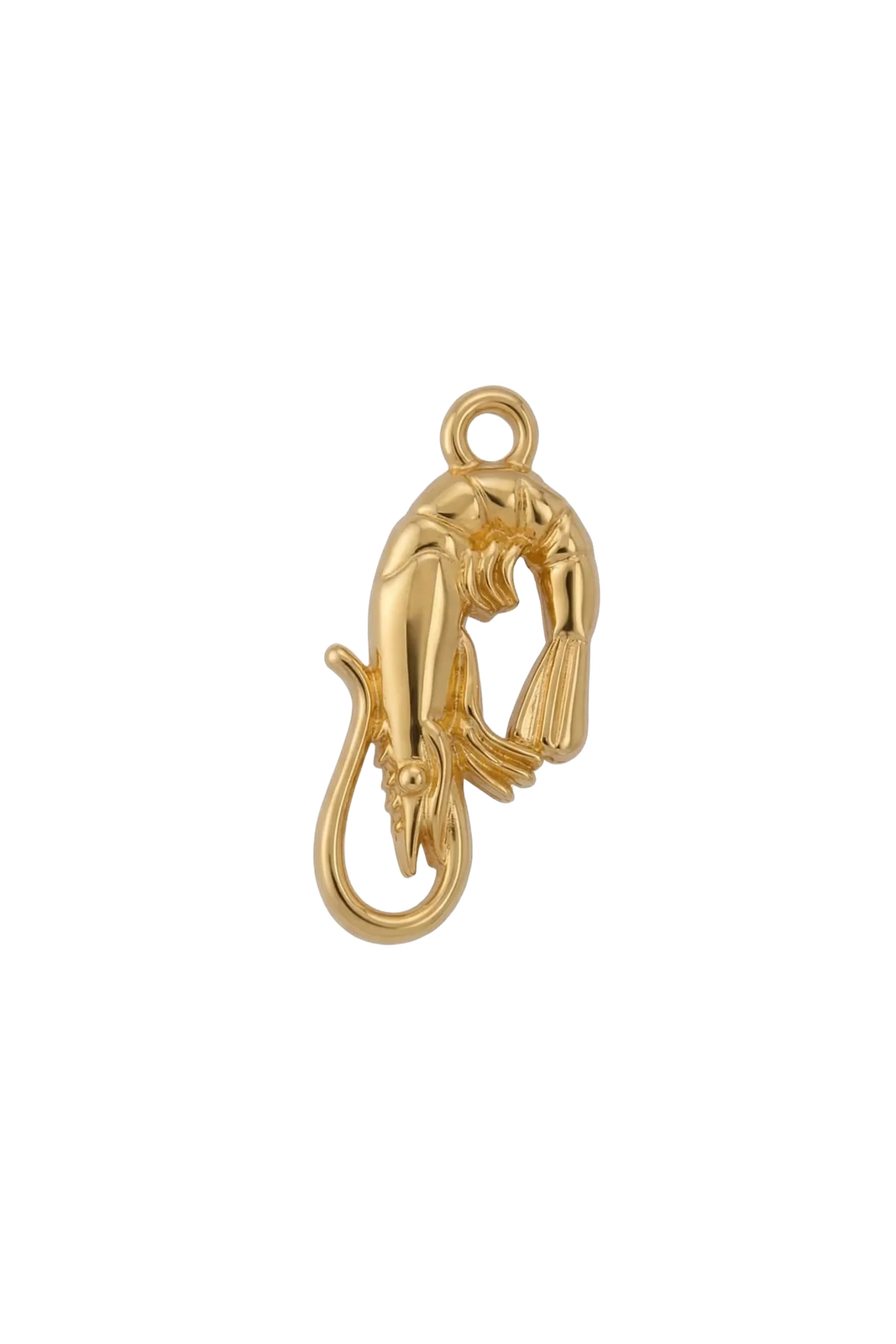 PENDENTE CAMARÃO DOURADO