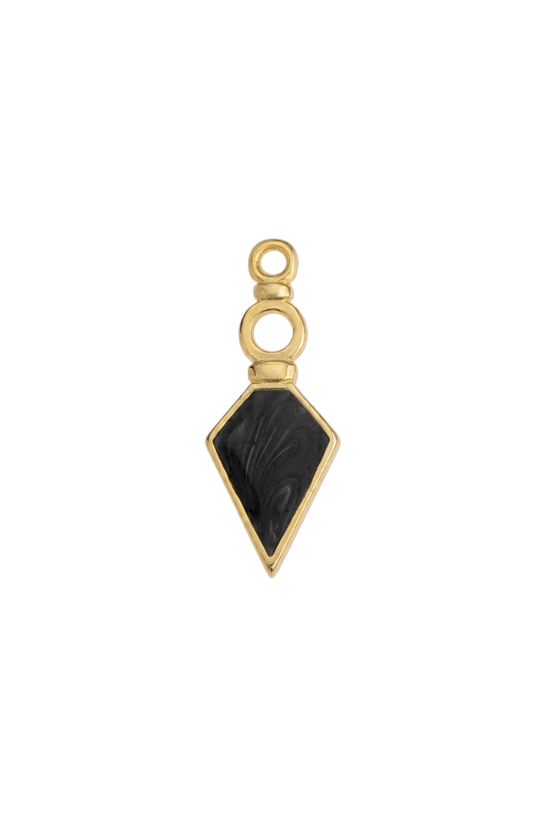 PENDENTE PÊNDULO PRETO DOURADO
